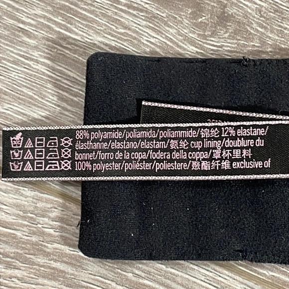 Victoria’s Secret Lined Perfect Coverage Bra Black Lace 38D - Picture 15 of 16